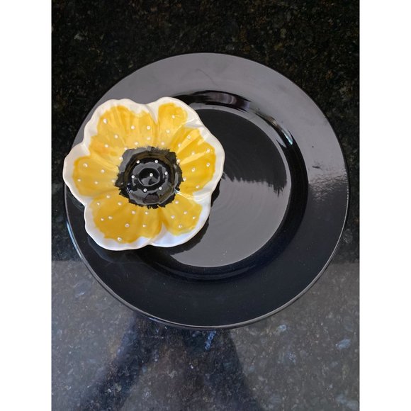 Dip and Chip Floral Plate - Picture 5 of 6